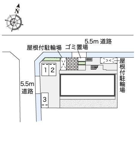 武庫南(45285)の駐車配置図