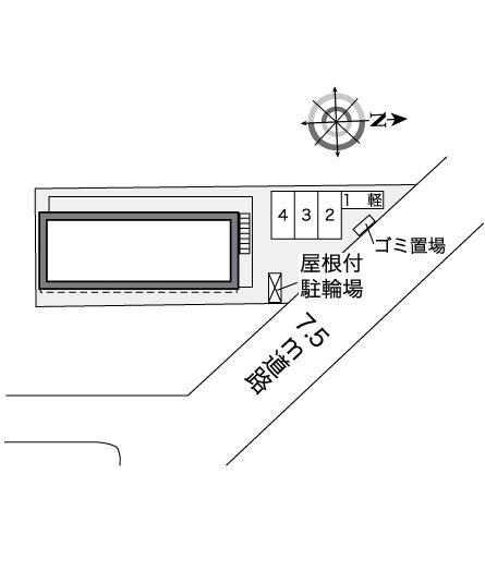 グリーンフォレストＢ(35169)の駐車配置図