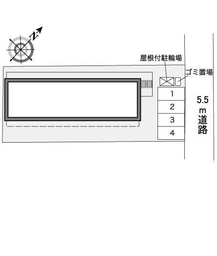 アネシス寿(38585)の駐車配置図