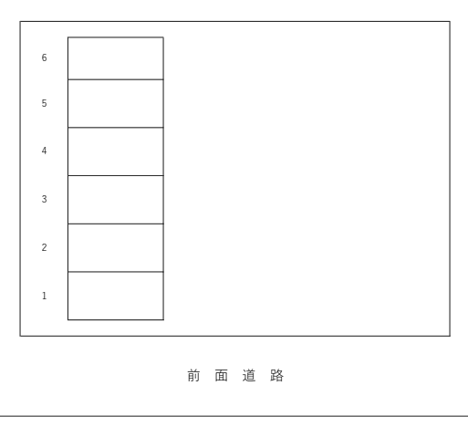 森本ガレージの駐車配置図