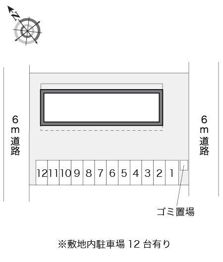 藤ヶ丘(10386)の駐車配置図