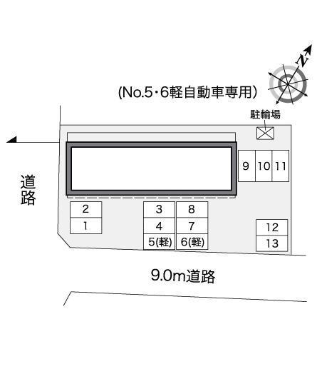 マーチ(26288)の駐車配置図