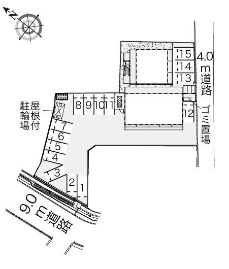 広白岳(40214)の駐車配置図