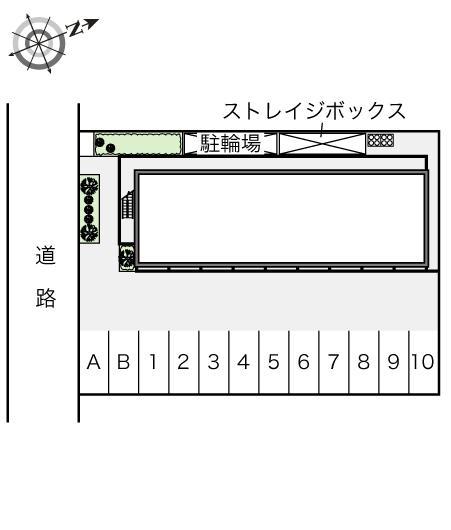ＱＵＡＴＲＥ　ＳＡＩＳＯＮＳ(15921)の駐車配置図