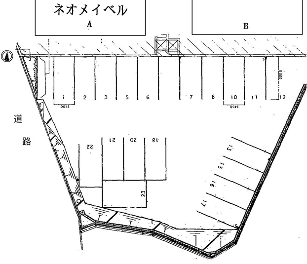ネオメイベルＭＰの駐車配置図