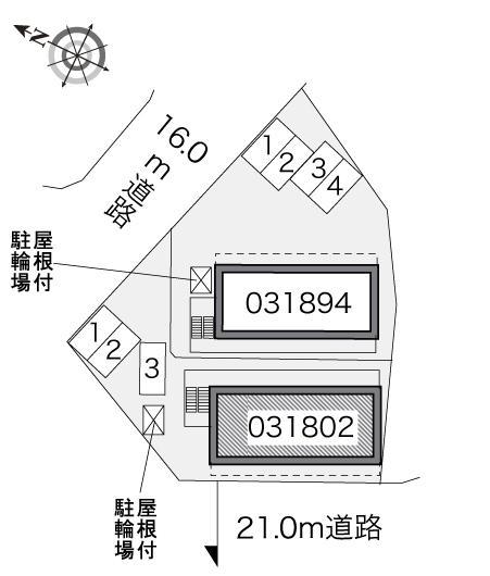 ＣＩＥＬＯⅠ(31802)の駐車配置図
