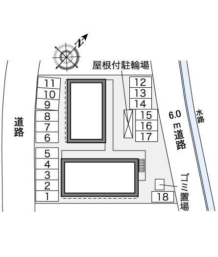 ベルファミーユ(35494)の駐車配置図