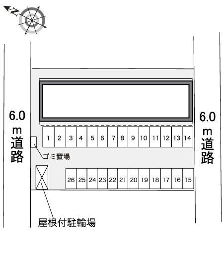 レリーフ　一宮(30324)の駐車配置図