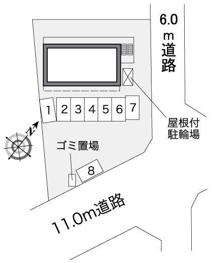 だるま(39014)の駐車配置図