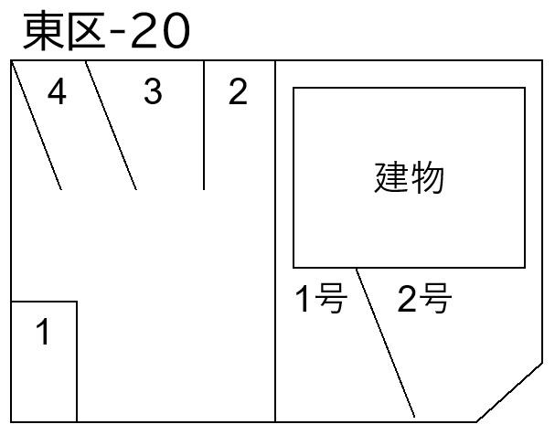東区-20の駐車配置図
