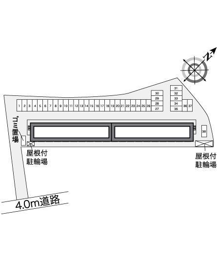 美保(27259)の駐車配置図