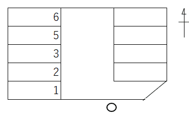 P326の駐車配置図
