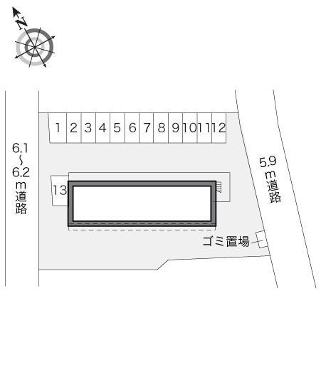 Ｍ(16891)の駐車配置図