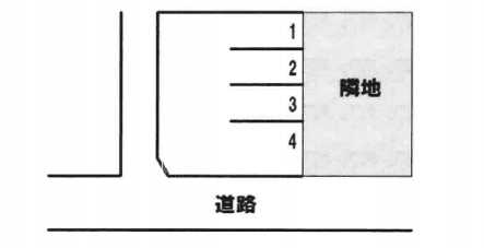 第二乃木坂駐車場の駐車配置図
