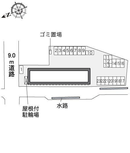 柚壽之木(34360)の駐車配置図