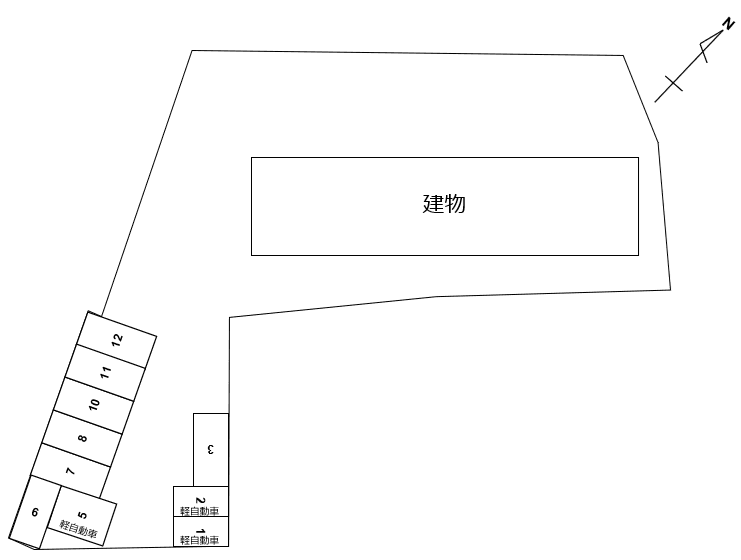 Ｆｉｖｅ Ｓｔａｒの駐車配置図
