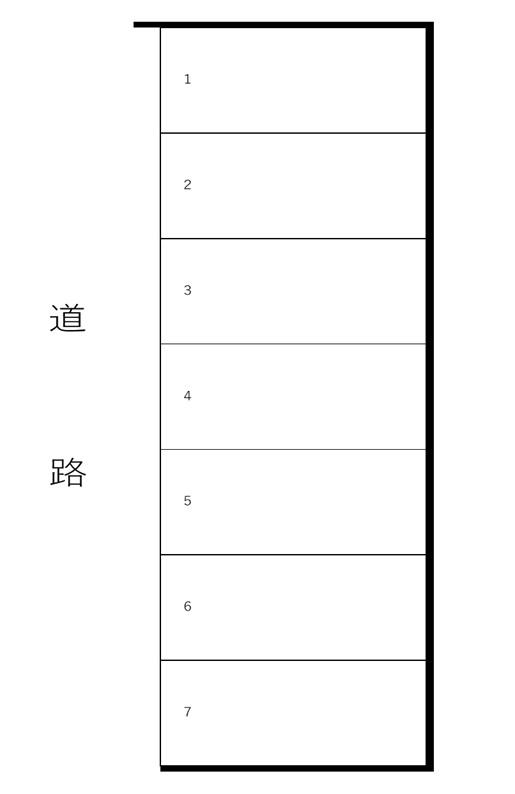 樋口町駐車場の駐車配置図