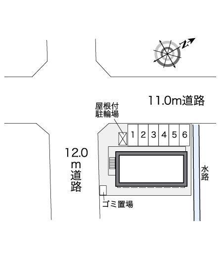 南沖野(27802)の駐車配置図