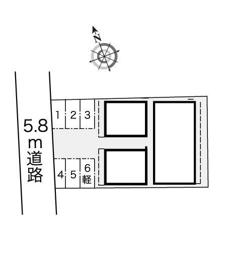 浜乃木(5208)の駐車配置図