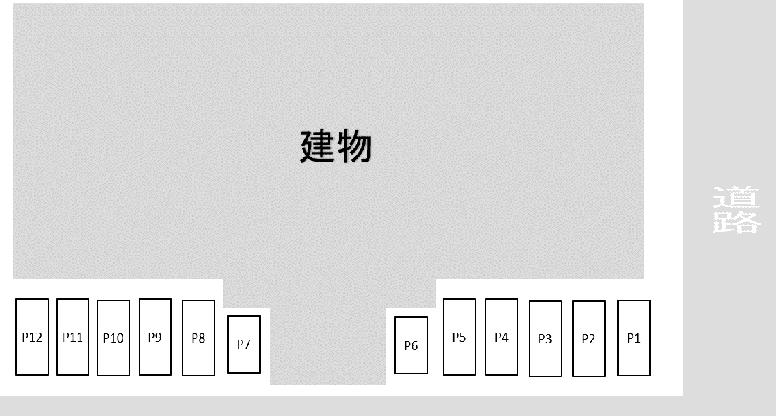 ﾗｰﾅ竜王の駐車配置図