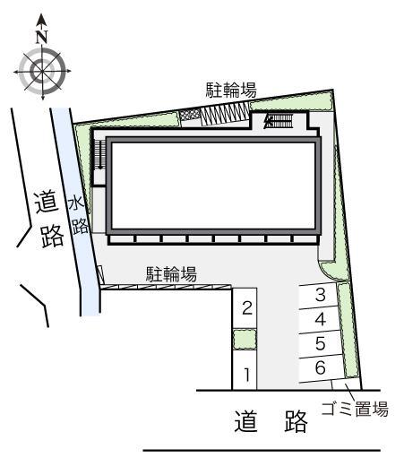 エトワール(14633)の駐車配置図