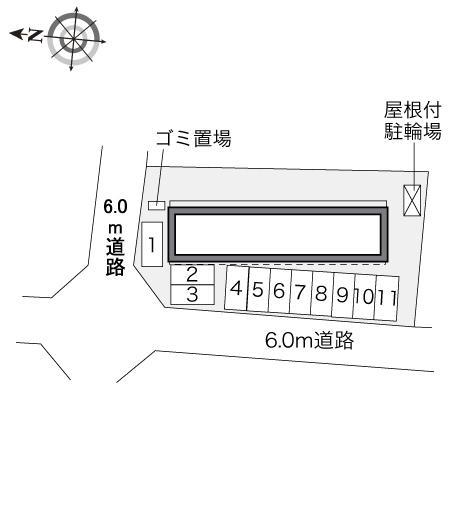 エージレス(34455)の駐車配置図