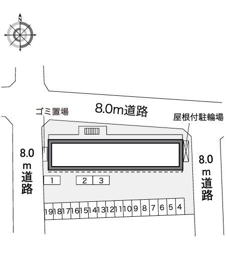 ネクサス今宿(40300)の駐車配置図