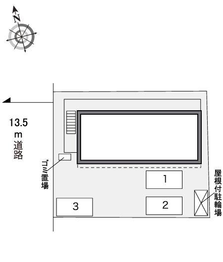 シェルター(30389)の駐車配置図