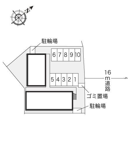 プラバード(17858)の駐車配置図