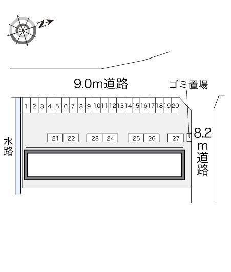 ＦＯＲＥＳＴ(22345)の駐車配置図