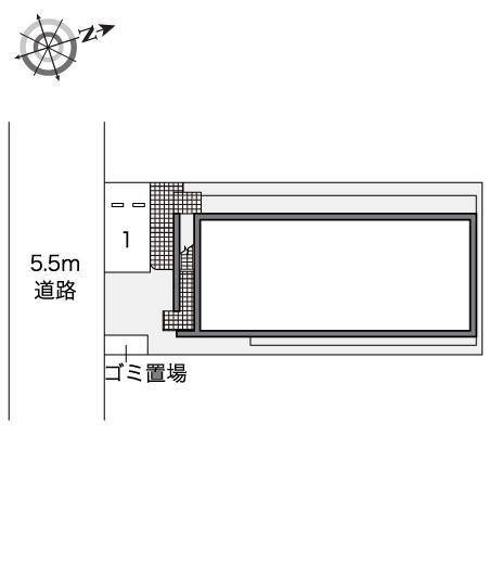 安里(45997)の駐車配置図