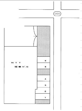 弦巻駐車場の駐車配置図