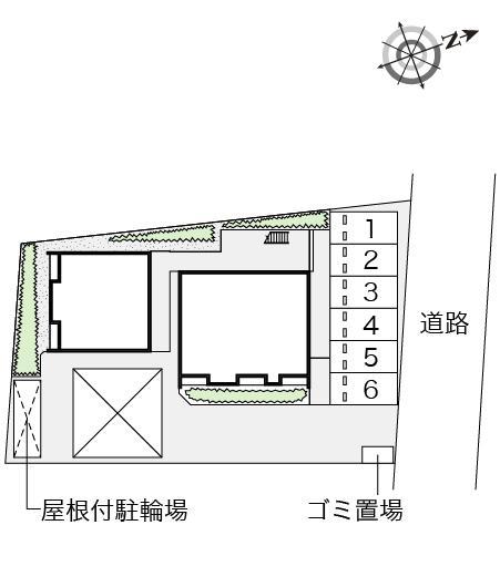 クレイノ太陽(55855)の駐車配置図