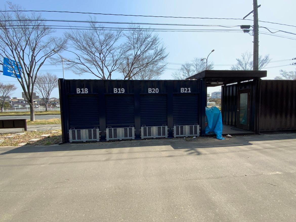 バイクガレージ多賀城の外観・駐車場イメージ2枚目