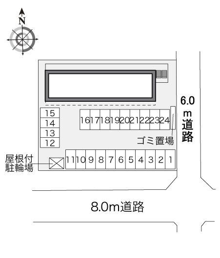 りんぶん(34179)の駐車配置図