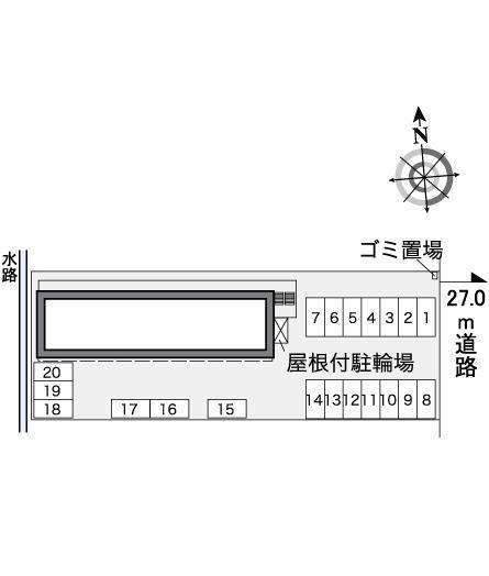 可美(37005)の駐車配置図
