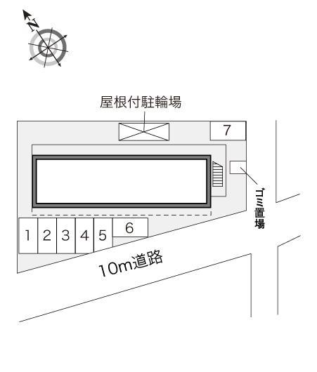 ポレール(16001)の駐車配置図