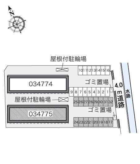 トルテュ(34775)の駐車配置図