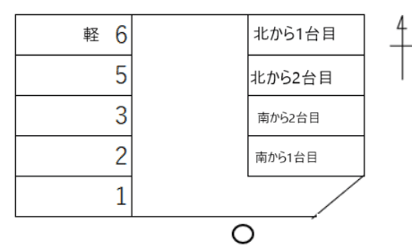 P326の駐車配置図