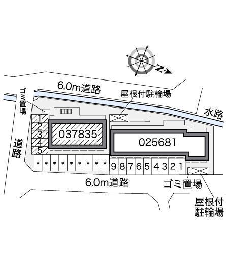 モイスン(37835)の駐車配置図