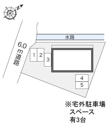 風道２(21449)の駐車配置図