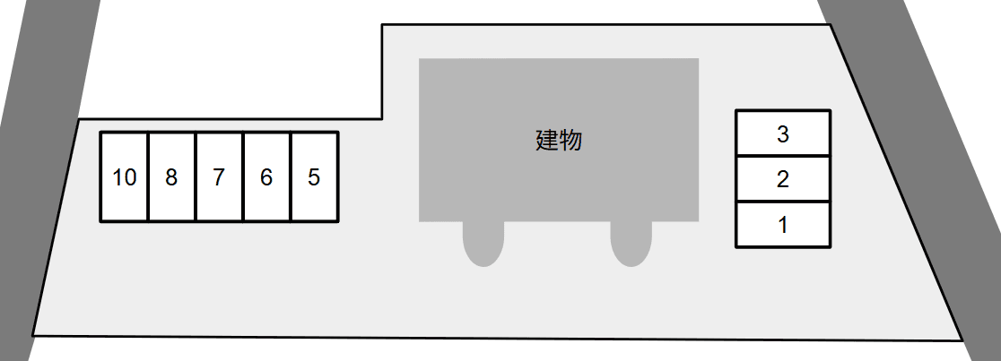 Ａｖａｎｔ・ａｇｅの駐車配置図