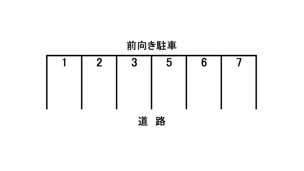パーキング１０４の駐車配置図
