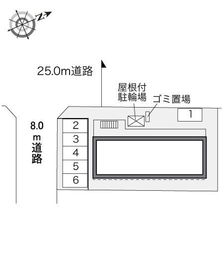 ＳＨＲＩＮＥ(34936)　敷地外駐車場の駐車配置図