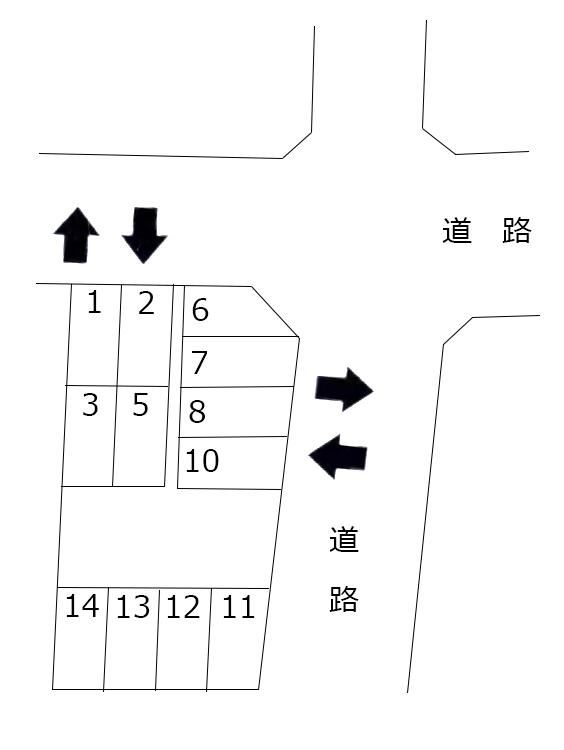 (40) 水野駐車場の駐車配置図