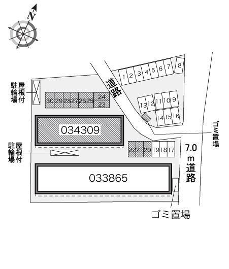 コル　レオニス　Ⅱ(34309)の駐車配置図