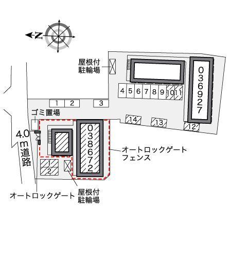 ソユーズ(38672)の駐車配置図