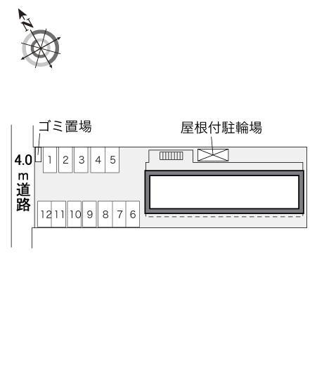 金木犀Ⅱ(34623)の駐車配置図