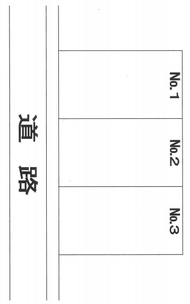 豊前田駐車場の駐車配置図