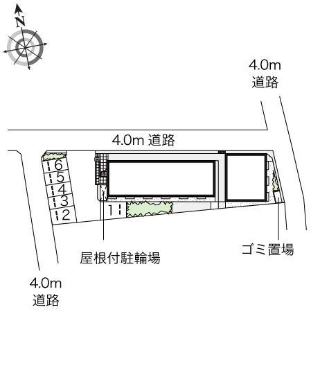ポアロ(51799)の駐車配置図